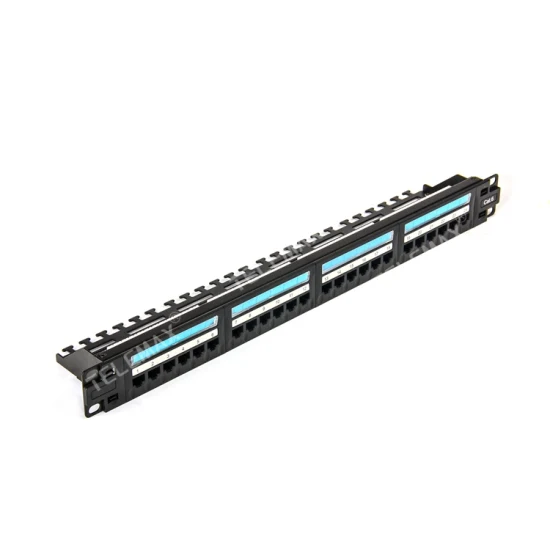 Patch Panel Cat6/Cat6a Utp 24 Puertos 1u 19 Pulgada